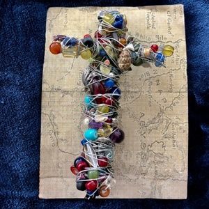 Beaded cross